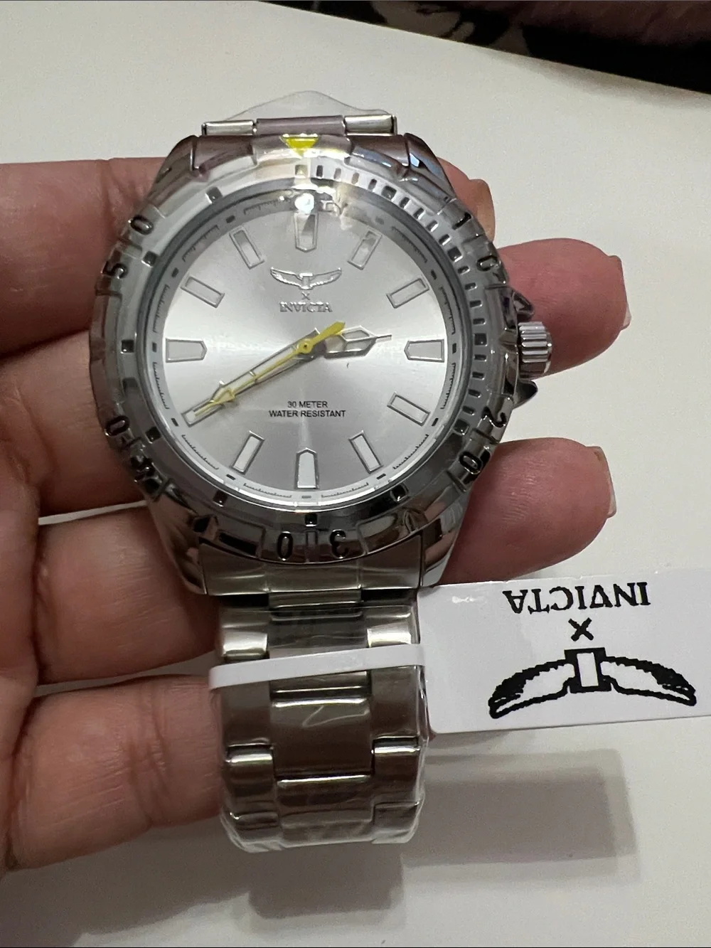 Invicta Specialty I Men’s Silver Watch 42mm Stainless Steel NWT